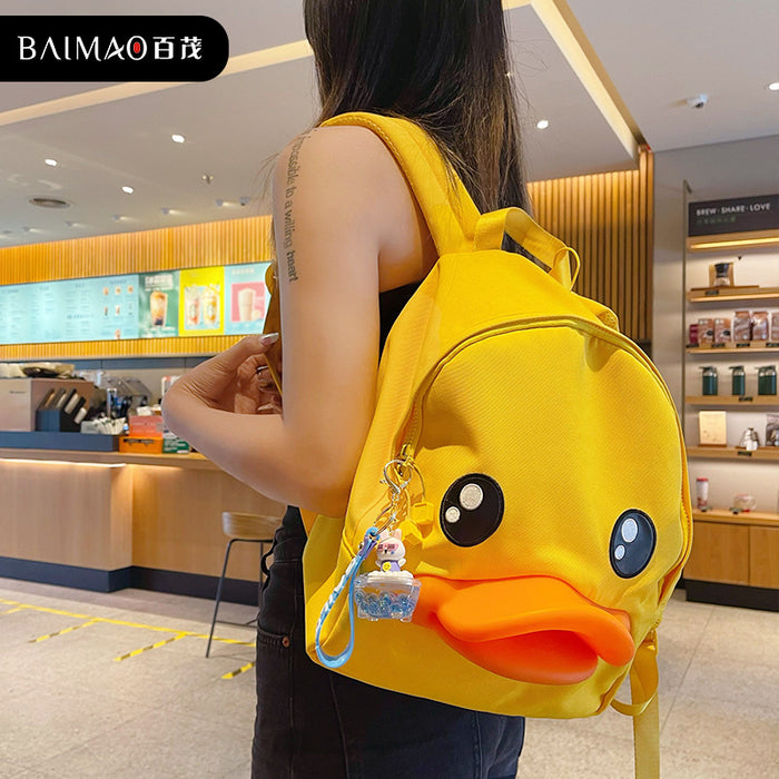 Wholesale Creative cartoon oiled liquid keychain figurine keychain couple bag pendant