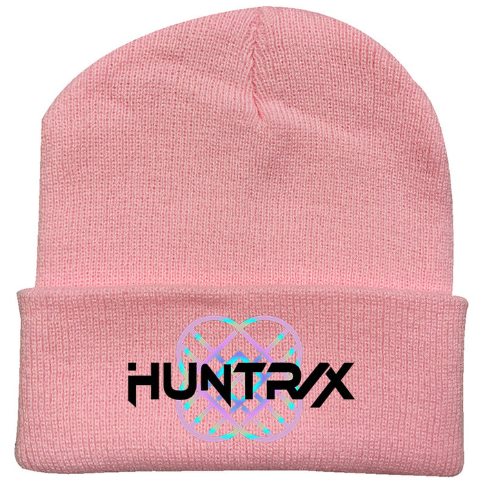 Wholesale Kpop Knitted hat fashion curled brim beanie printed