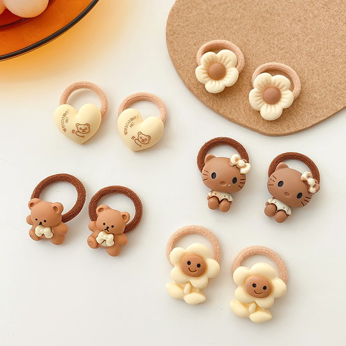 Wholesale Children's Cute Cartoon Thumb Hair Circles JDC-HS-linx002