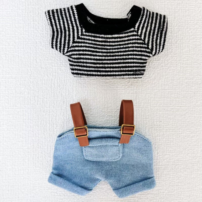 Wholesale Sweatshirt and overalls suit clothing set dress-up baby clothes