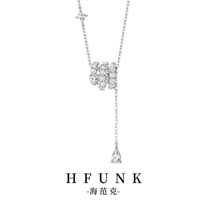 Wholesale Three-Ring Snake Waist Necklace,  Collarbone Chain,  Niche Design,  Women' s Summer Jewelry,  Stackable Accessories