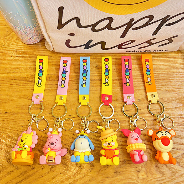 Wholesale Silicone Cartoon Doll Keychain JDC-KC-KuM003