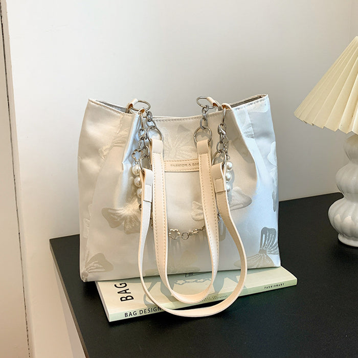 Wholesale Large capacity fashionable canvas bag versatile commuting tote bag