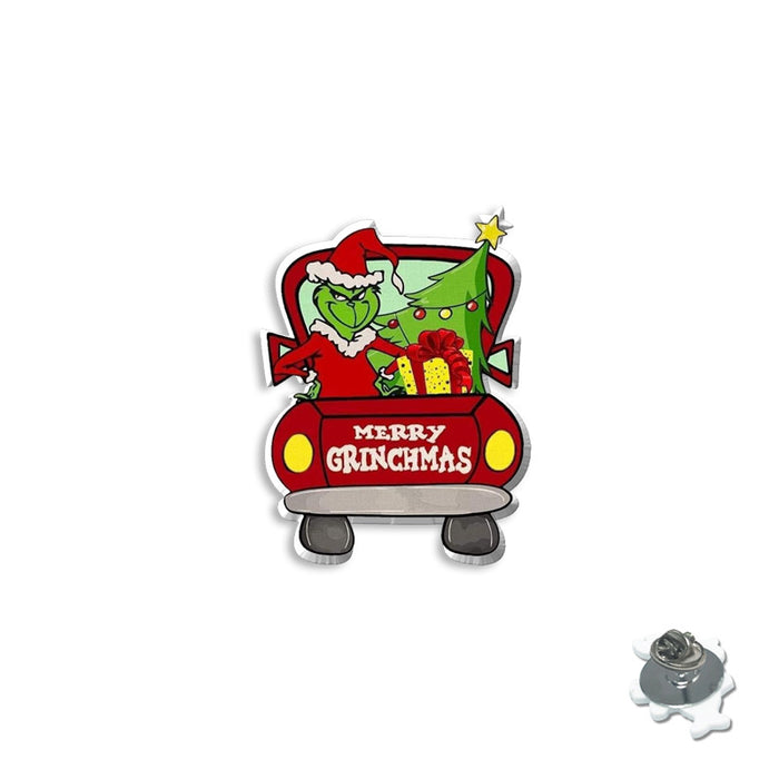 Wholesale Cartoon Christmas Series Resin Brooch JDC-BM-XiangL001