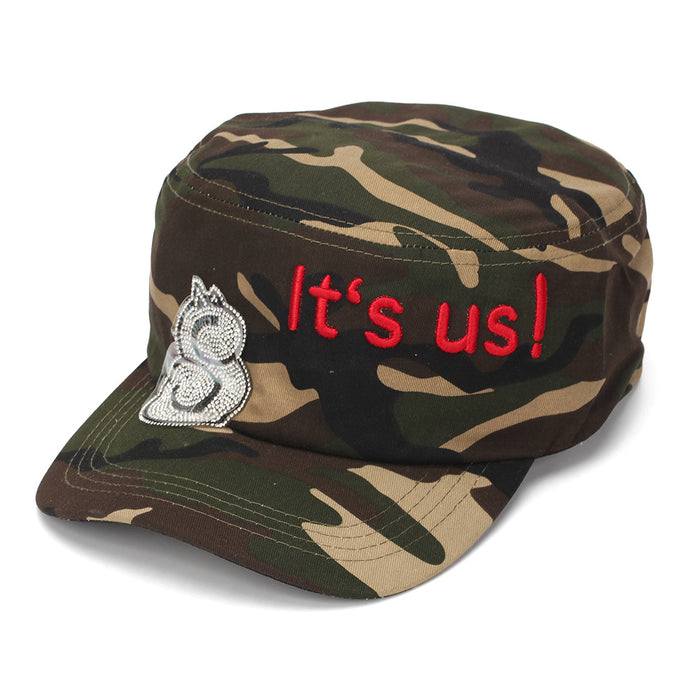 Wholesale Camouflage Rhinestone Embroidered Baseball Cap Summer Sun Hat