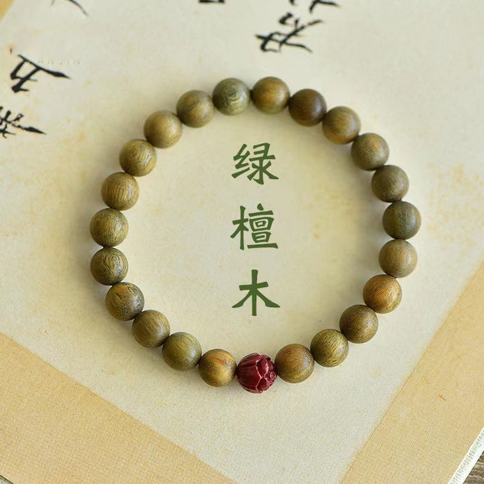 Wholesale Green Sandalwood Bracelet JDC-BT-ShuXing002