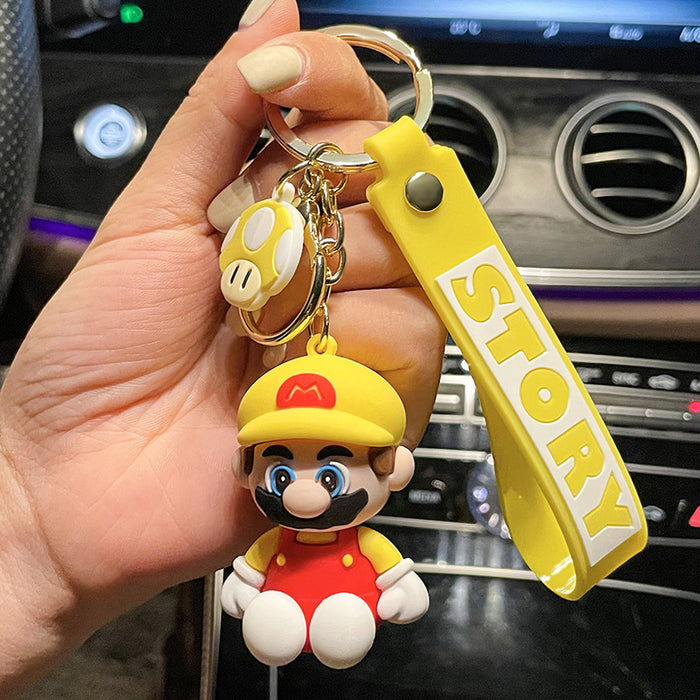 Wholesale Cartoon Doll Silicone Keychain JDC-KC-Benxin023