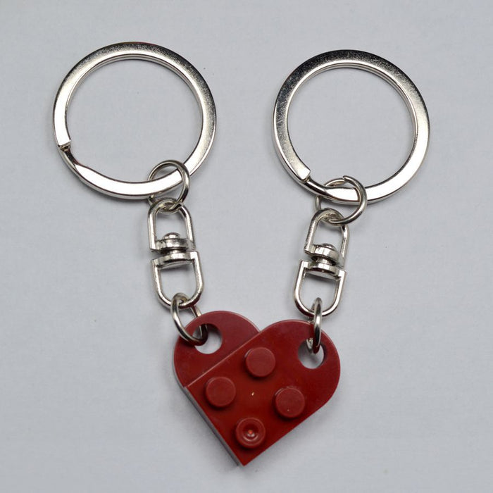 Wholesale Love Building Blocks Plastic Keychain JDC-KC-Maih001