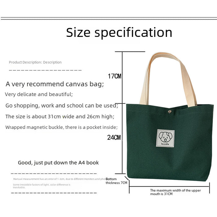 Wholesale Canvas bag cute cartoon small handbag