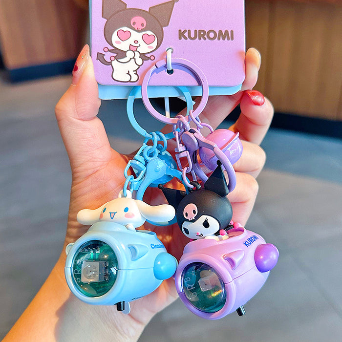 Wholesale Cartoon Cute Sunset Ambient Light Multifunctional Keychain JDC-KC-LingY018