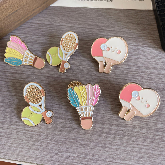 Wholesale Sports Series Metal Brooch