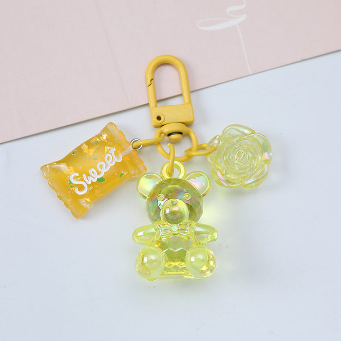 Wholesale   Keychain School Bag Pendant  Student Bag Pendant Accessories