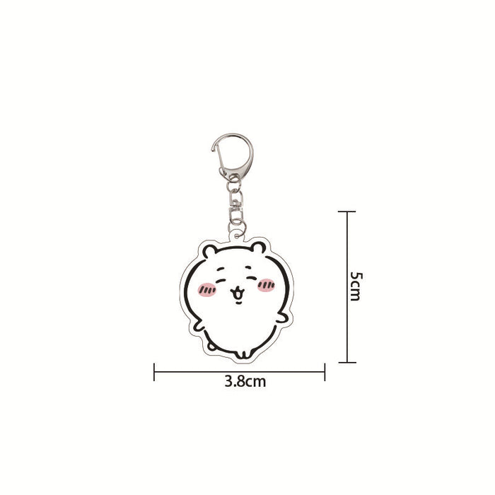 Wholesale  Cartoon Keychain Acrylic  Schoolbag Pendant