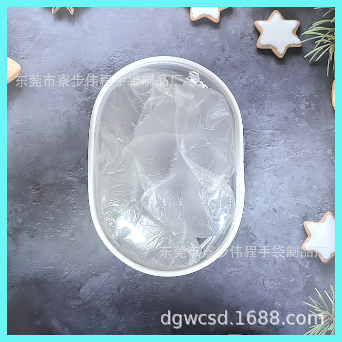 Wholesale 15CM Doll Bag Double Zipper Thickened PVC Transparent Waler Bag