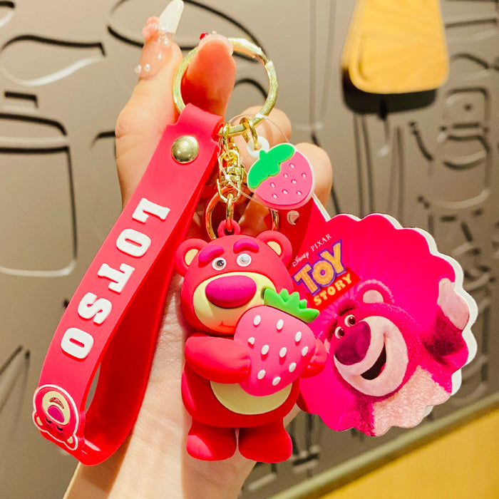 Wholesale Plastic Cartoon Doll Keychain JDC-KC-HongL002