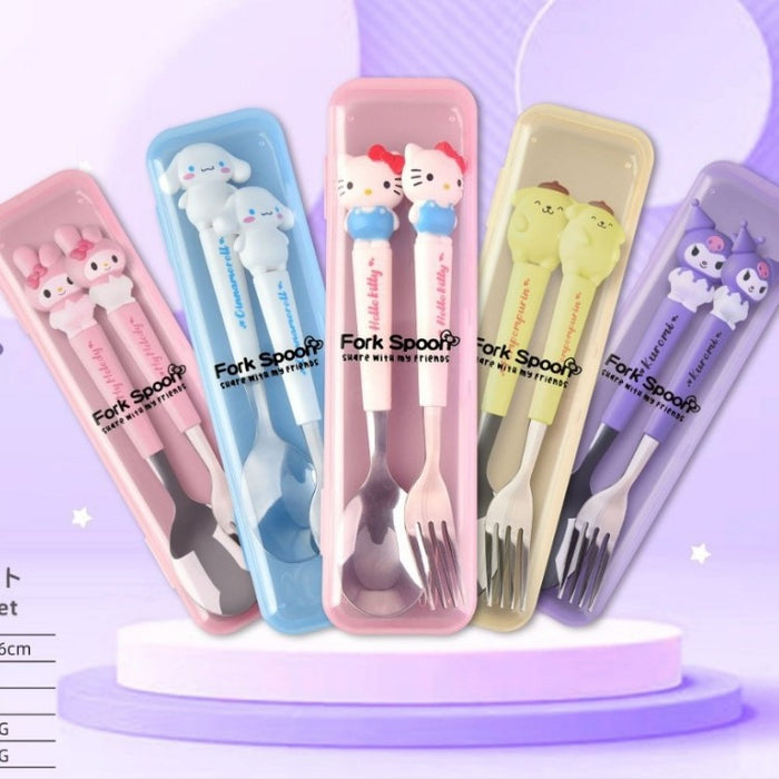 Wholesale Stainless Steel Tableware Silicone Handle Set JDC-SN-CXR003