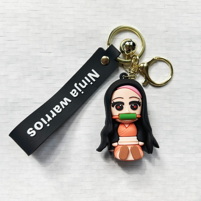 Wholesale PVC Cartoon Doll Keychain JDC-KC-WuYi128