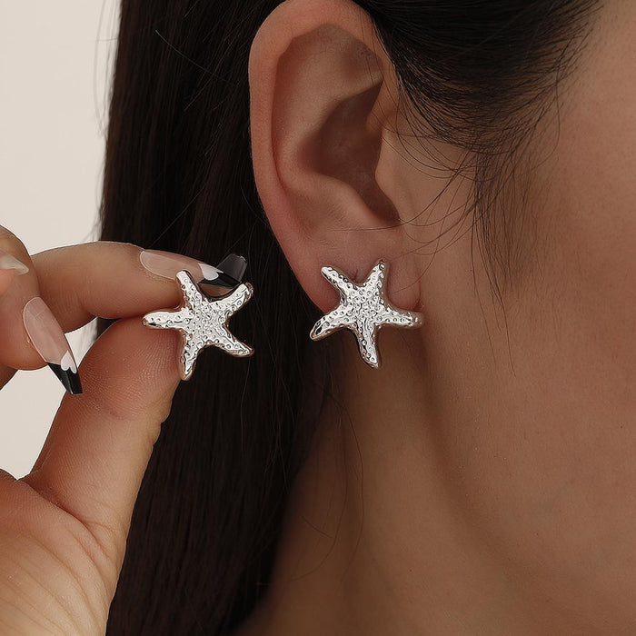 Wholesale Retro Simple Ocean Starfish Earrings