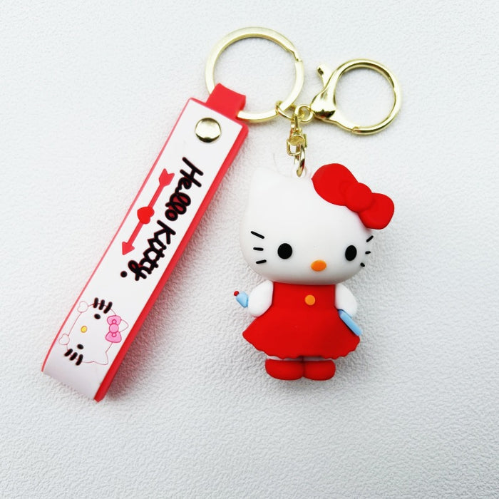 Wholesale PVC Cartoon Doll Keychain JDC-KC-WuYi187