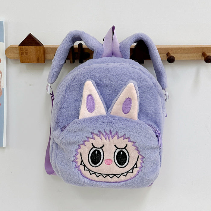 Wholesale Cartoon Children' s Plush Cute Cartoon Shoulder Bags