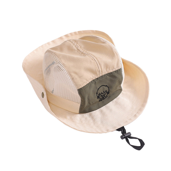 Wholesale Children's Hat Summer Thin Breathable Mesh Boys and Girls Large Brim