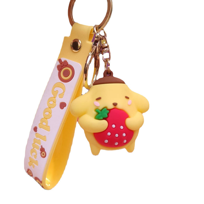 Wholesale Cartoon Strawberry Keychain JDC-KC-KuangK012