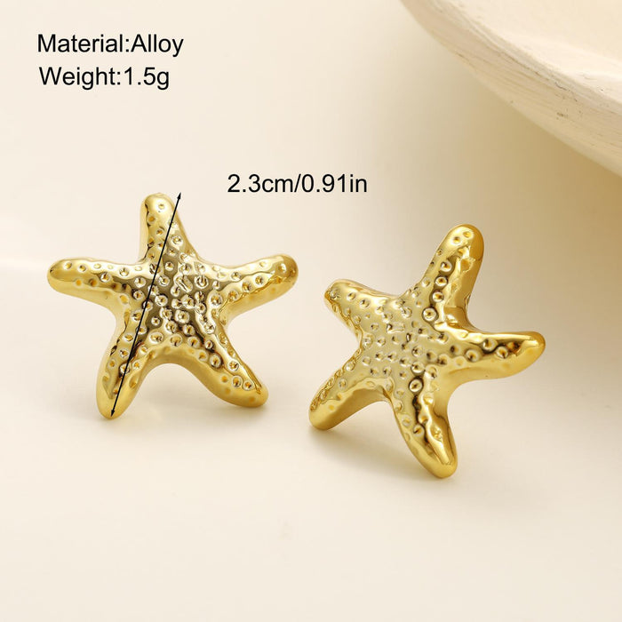 Wholesale Retro Simple Ocean Starfish Earrings