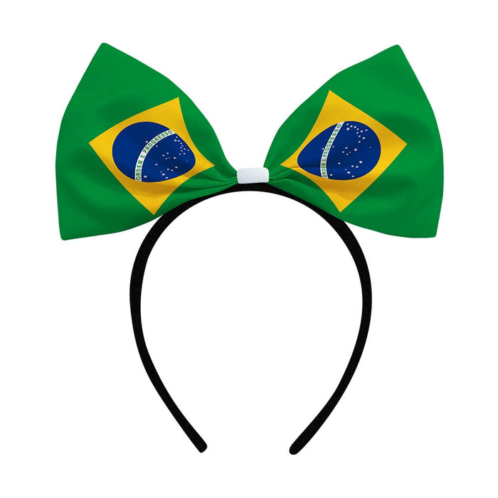 Wholesale 3pcs World Cup Headbands with Bows Decorations