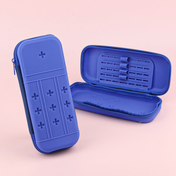 Wholesale Silicone Pencil Case DIY Hole Design Cute Stationery Organizer for Students MOQ≥10