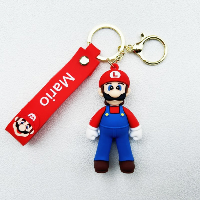 Wholesale PVC cartoon doll bicycle keychain JDC-KC-WuYi109