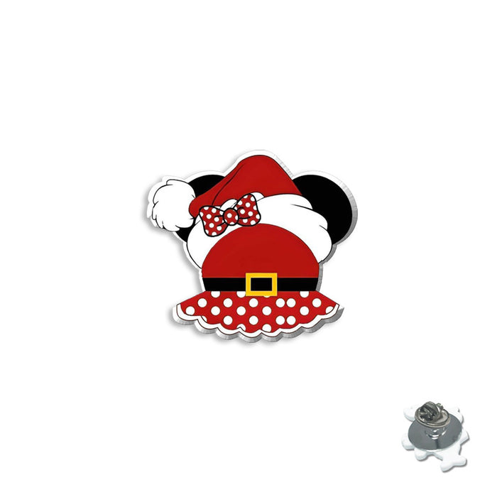 Wholesale Cartoon Christmas Series Tinplate Brooch JDC-BCH-XiangL002