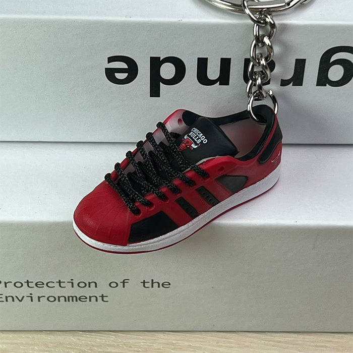 Wholesale PVC Mini Board Shoe Keychain (F) JDC-KC-XingS011