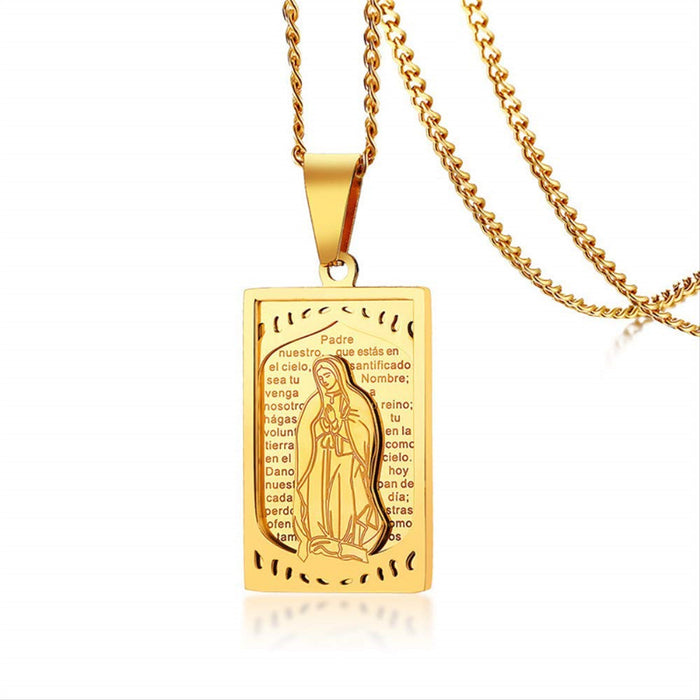 Wholesale Stainless steel square pendant