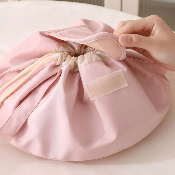 Wholesale Trendy Pink Makeup Bag Large Capacity Oxford Waterproof Travel Cosmetic Organizer Everyday Boutique Fashion Accessory