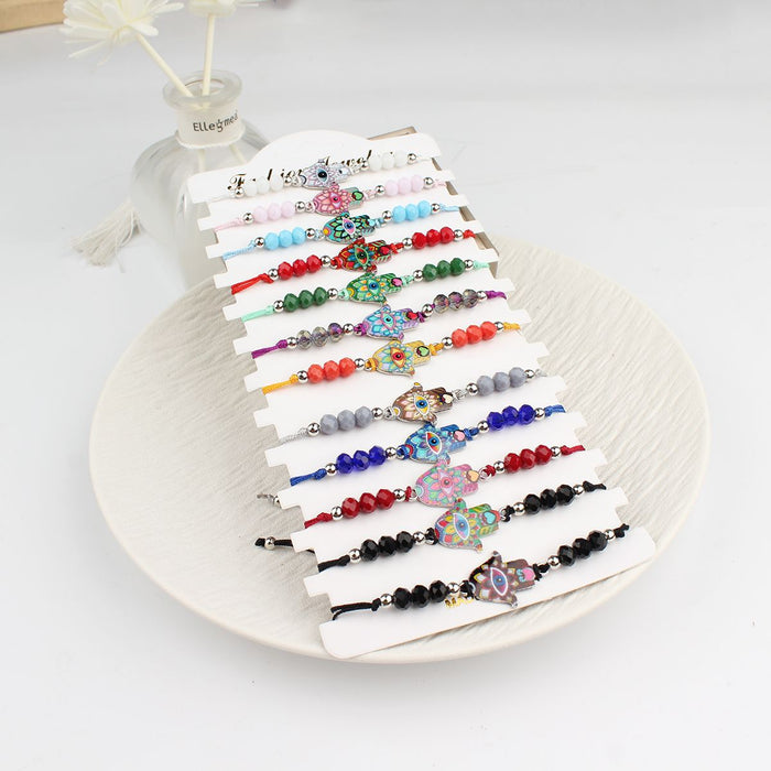 Wholesale Hand woven bead string bracelet for couples
