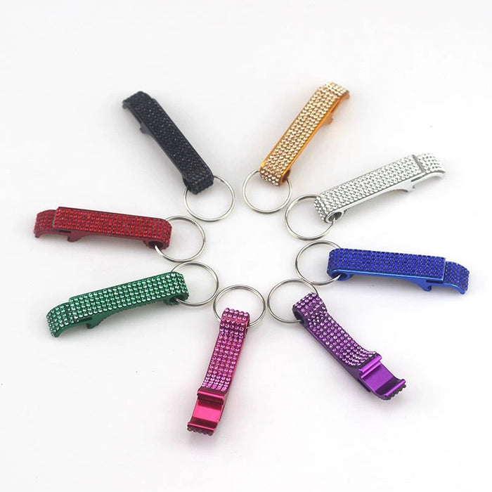 Wholesale Metal Diamond Bottle Opener Keychain JDC-KC-TouMS007