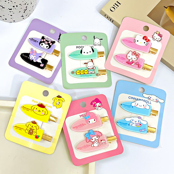 Wholesale Cartoon Resin Hairpin JDC-HC-HengX014