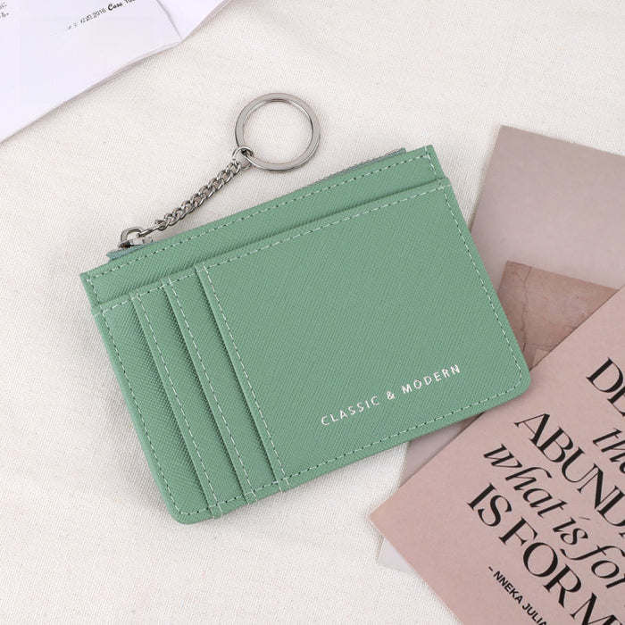 Wholesale Ladies Wallet Card Holder Leather Clutch Bag Embossed Flower Design Multi-card Slot Zipper Closure Compact Size Fashion