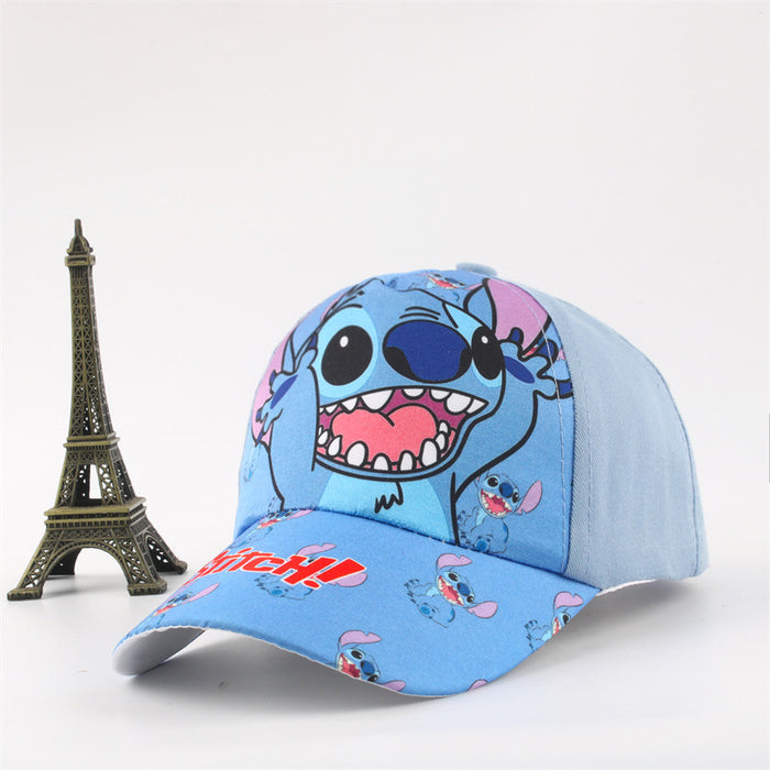 Wholesale children' s hat cartoon  boys and girls baseball cap thin sunscreen cap boys