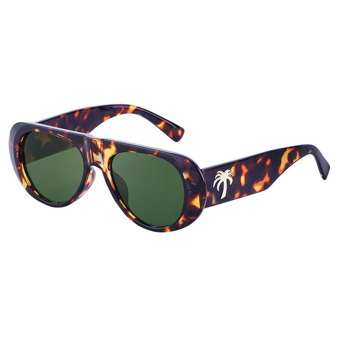 Wholesale Retro oval frame sunglasses, UV resistant sunglasses