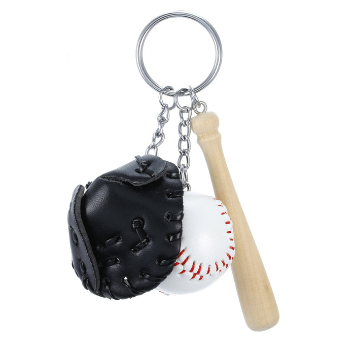 Wholesale PU Baseball Keychain JDC-KC-KangX001