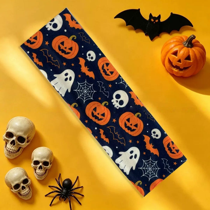 Wholesale  Women S Cute Pumpkin Ghost Print Elastic Headband Party Accessory