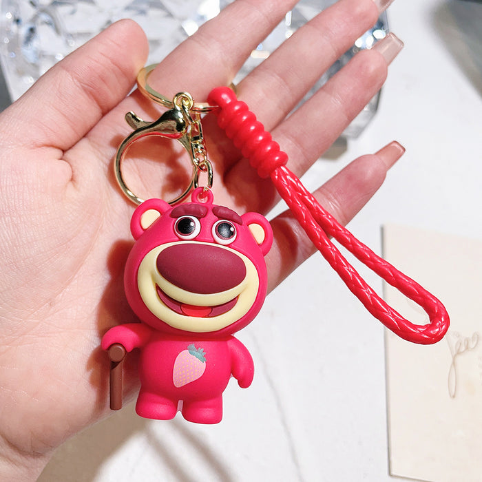 Wholesale Cartoon Silicone Doll Keychain JDC-KC-QiChao058