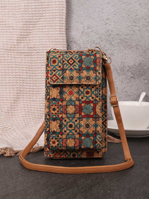 Wholesale PU Multifunctional Bohemian Wallet Wood Grain Multi-Card Slots Women's Wallet JDC-WT-HuLi002