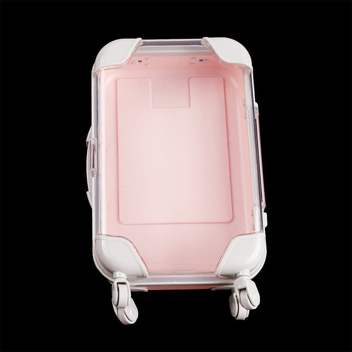 Wholesale Mini Suitcase Plastic Eyelashes Packaging Box JDC-CS-Pengda001