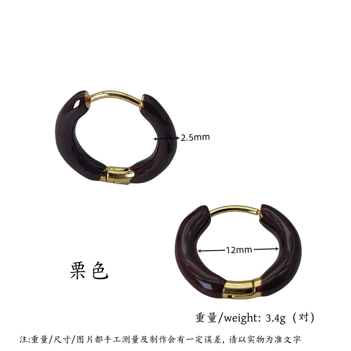 Wholesale Earrings, earrings, light luxury, high-end titanium steel jewelry