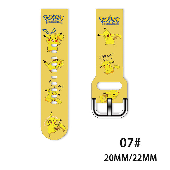 Wholesale Printed Silicone Watch Strap JDC-WD-NuoQi027