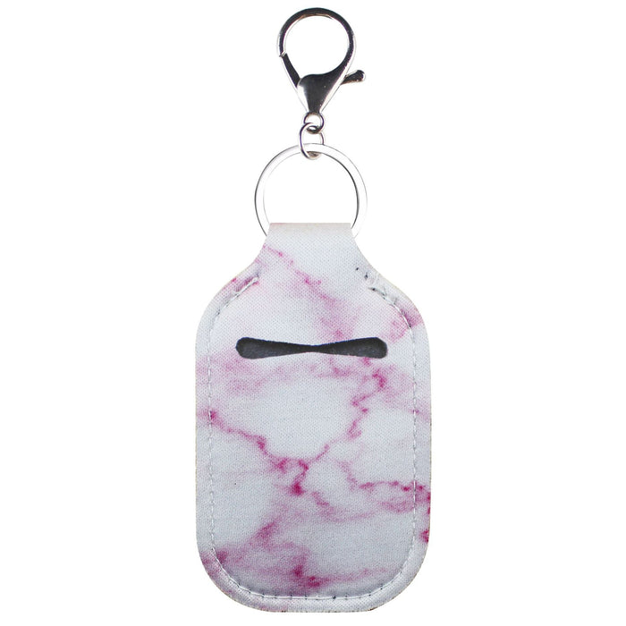 Wholesale Hair Art Hand Sanitizer Leather Case Keychain JDC-KC-YiTian002