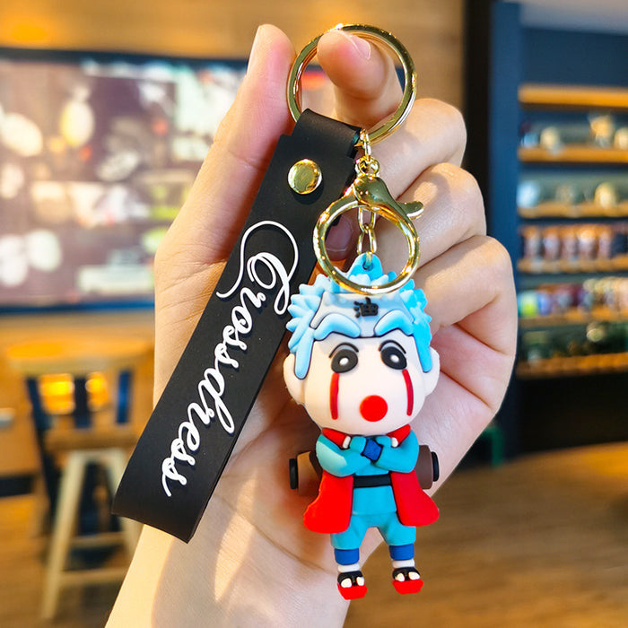 Wholesale Cartoon Silicone Doll Keychain JDC-KC-Tingm296