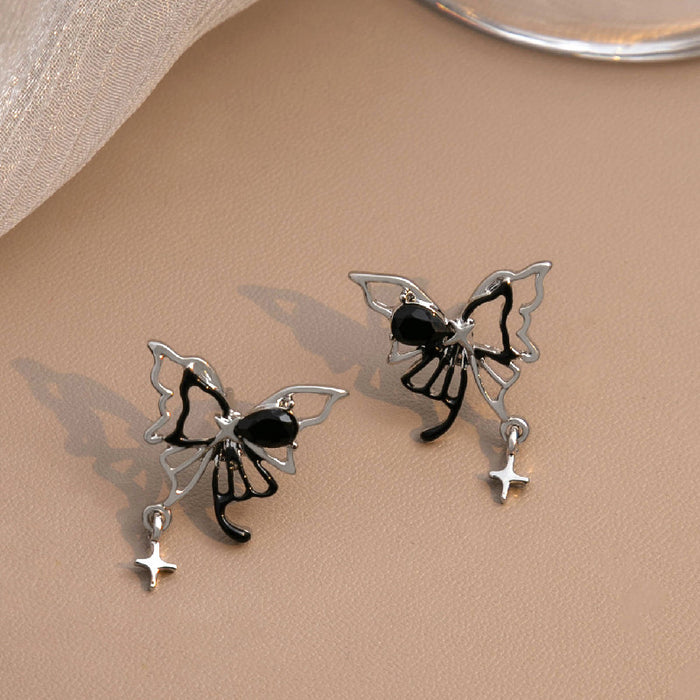 Wholesale Butterfly Alloy Earrings JDC-ES-SM002